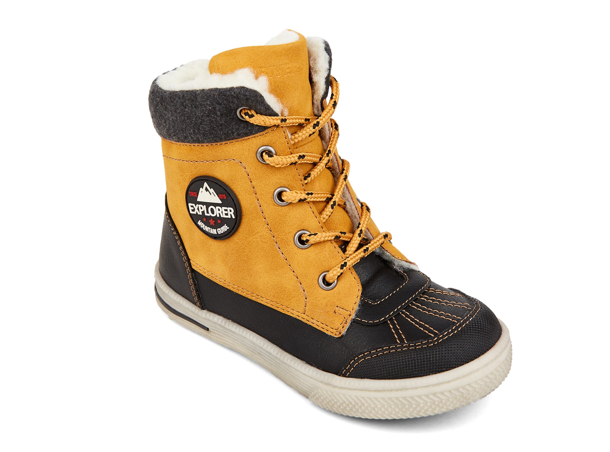 Yellow Shoes | Toddler-Winter Boots-Boys-Laced | Climate |