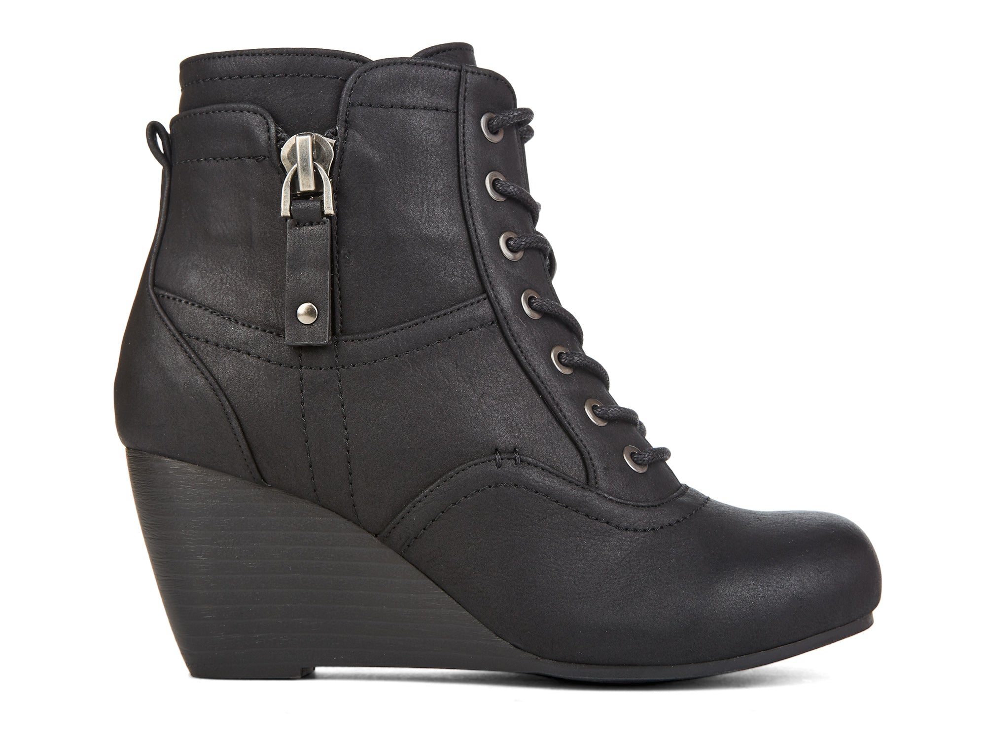 Yellow Shoes | Womens-Light Boots-Casual-Low Shaft & Med Wedge | Panorama |