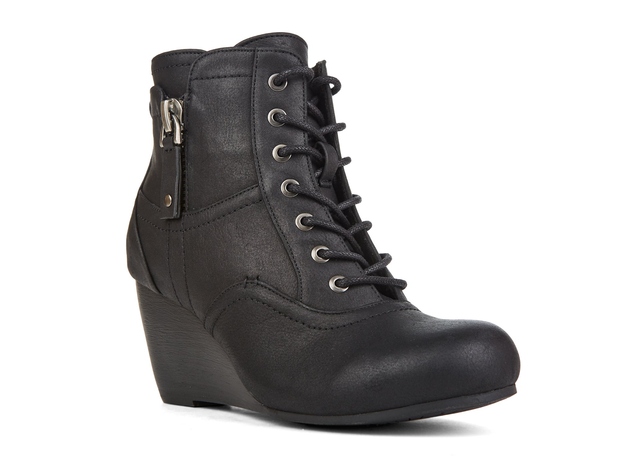 Yellow Shoes | Womens-Light Boots-Casual-Low Shaft & Med Wedge | Panorama |