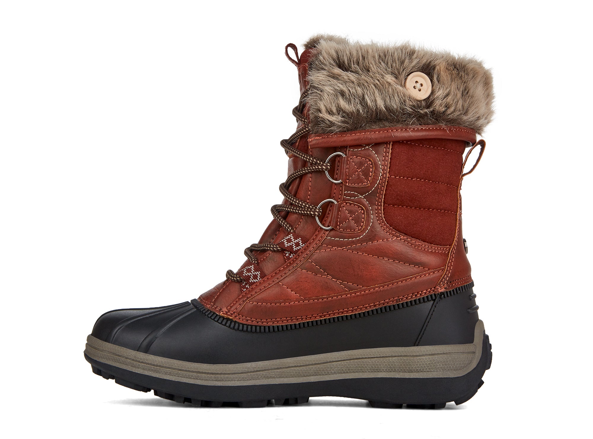 Yellow Shoes | Womens-Winter Boots-Athletic-High | Chalet Star Mid |