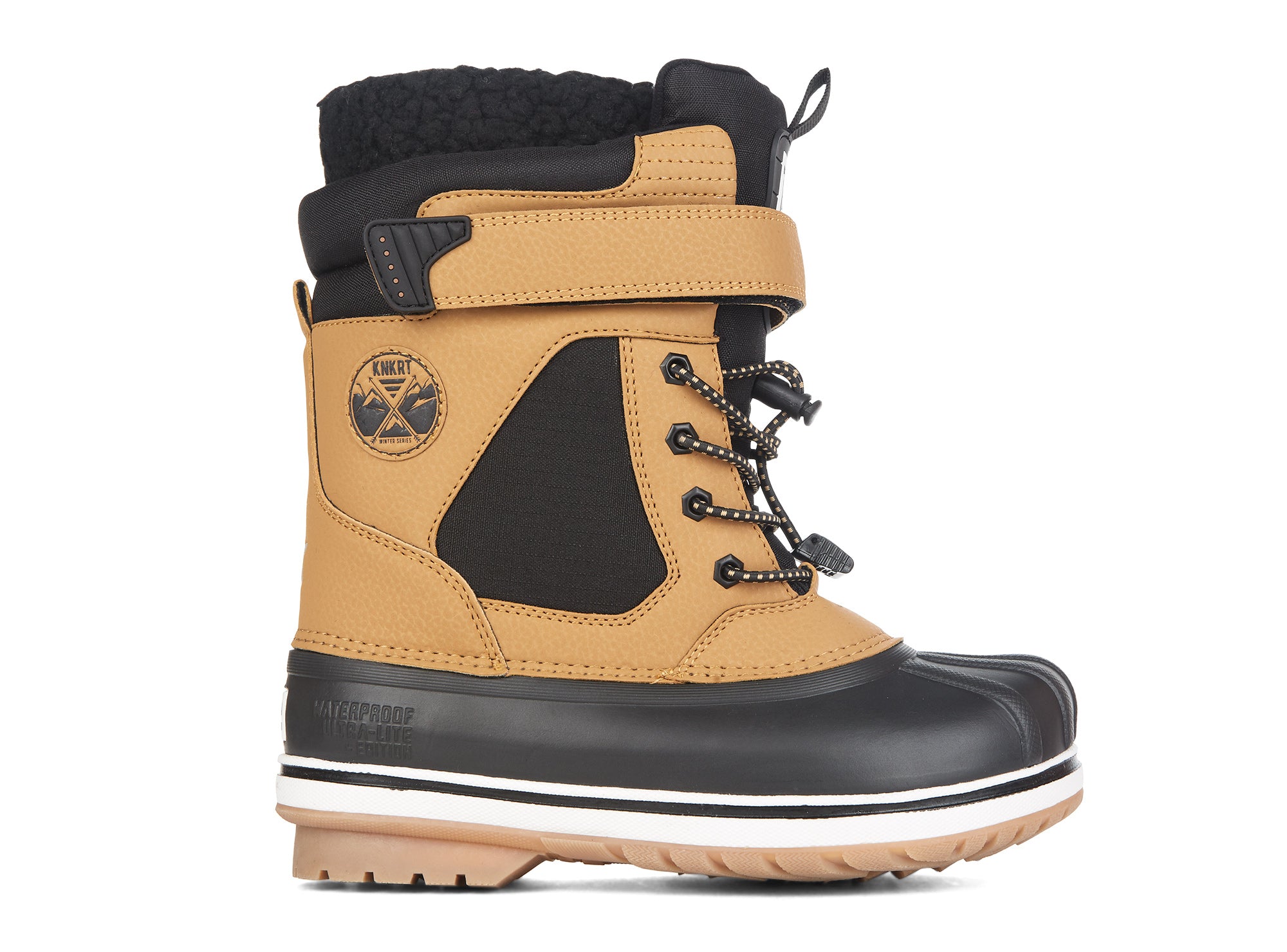 Yellow Shoes | Boys-Winter Boots-Snow Sports-Feltpack | Blackice |
