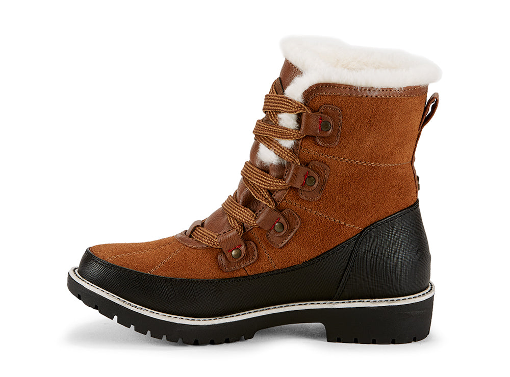 Yellow Shoes | Womens-Winter Boots-Casual-Low Shaft & Flat Heel | Woodlander |