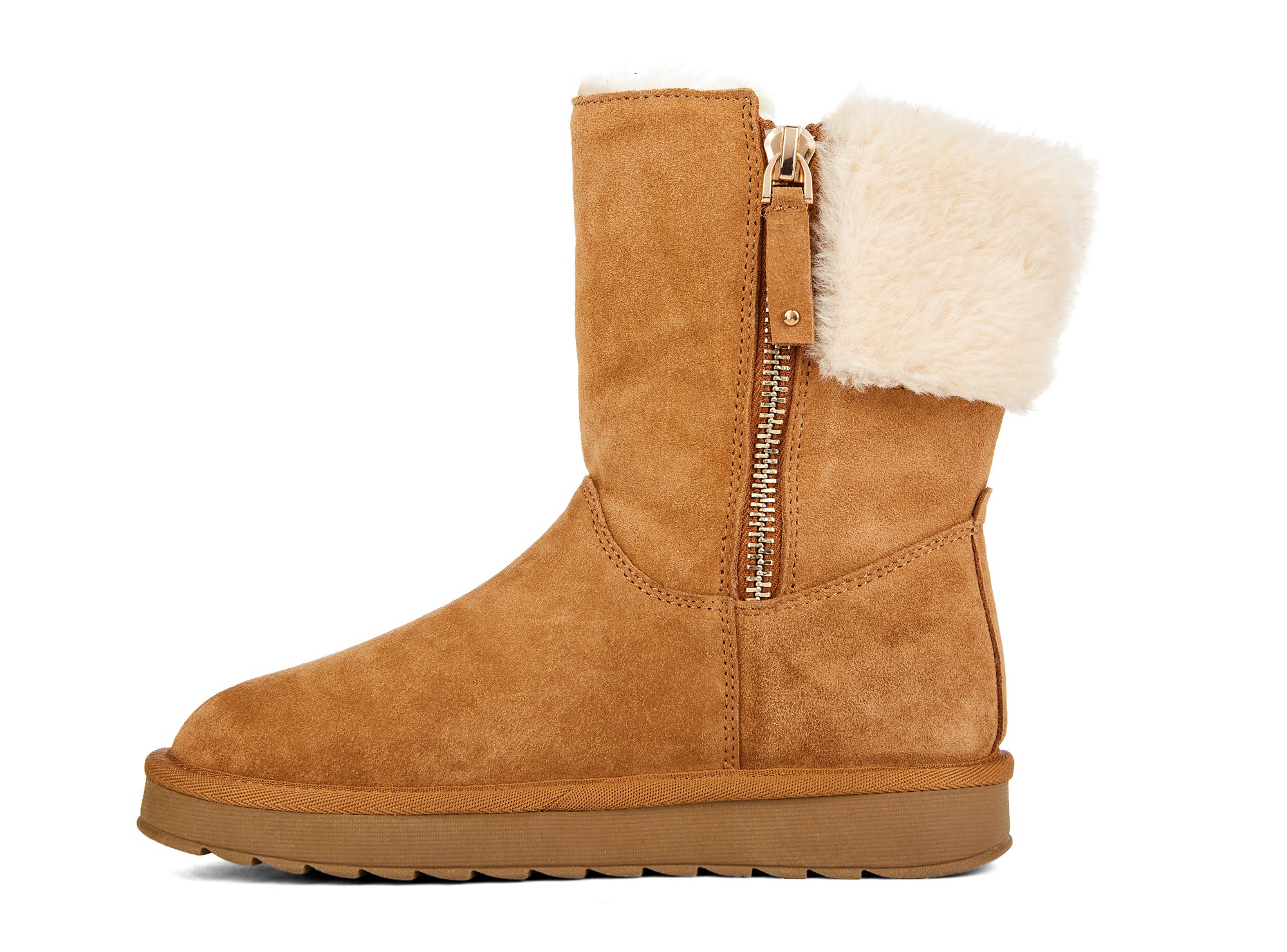 Yellow Shoes | Womens-Winter Boots-Casual-Med Shaft & Flat Heel | Diana |