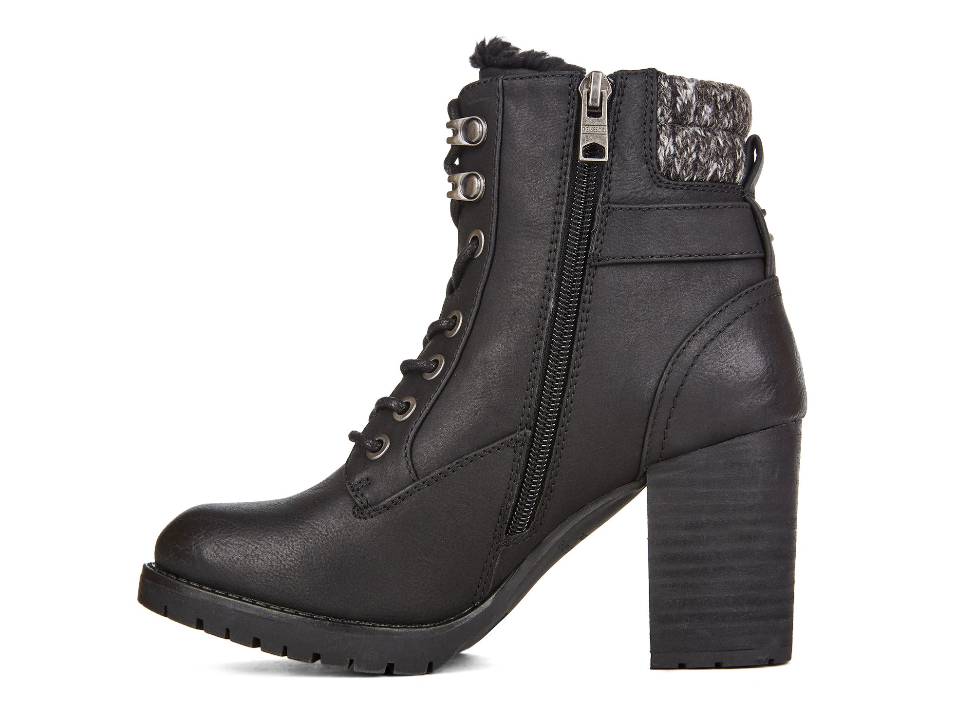 Yellow Shoes | Womens-Winter Boots-Casual-Low Shaft & Med Heel | Laurier |