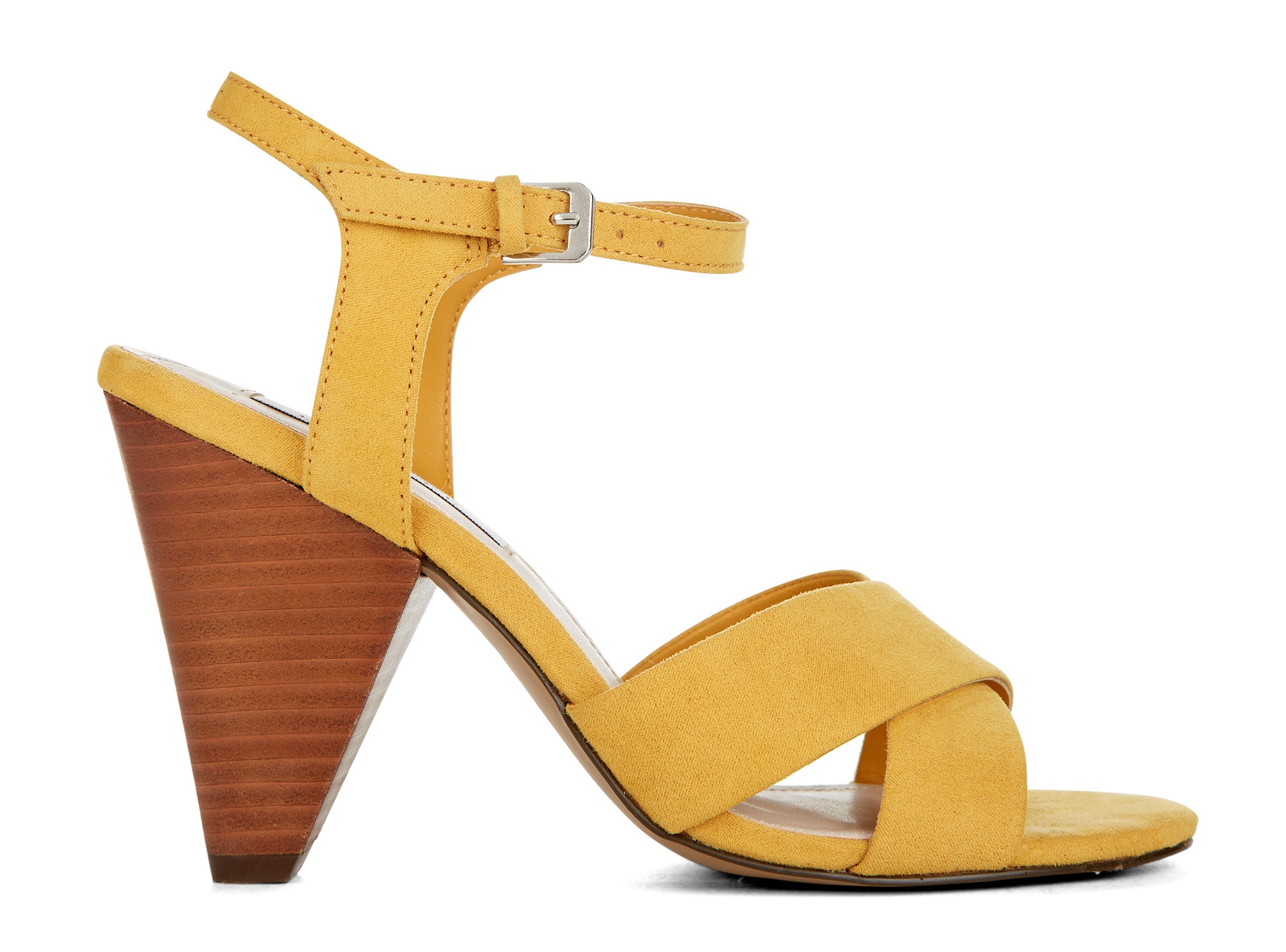 Yellow Shoes | Womens-Sandals-Dress-Med Heel/Ankle strap | Dulcis |