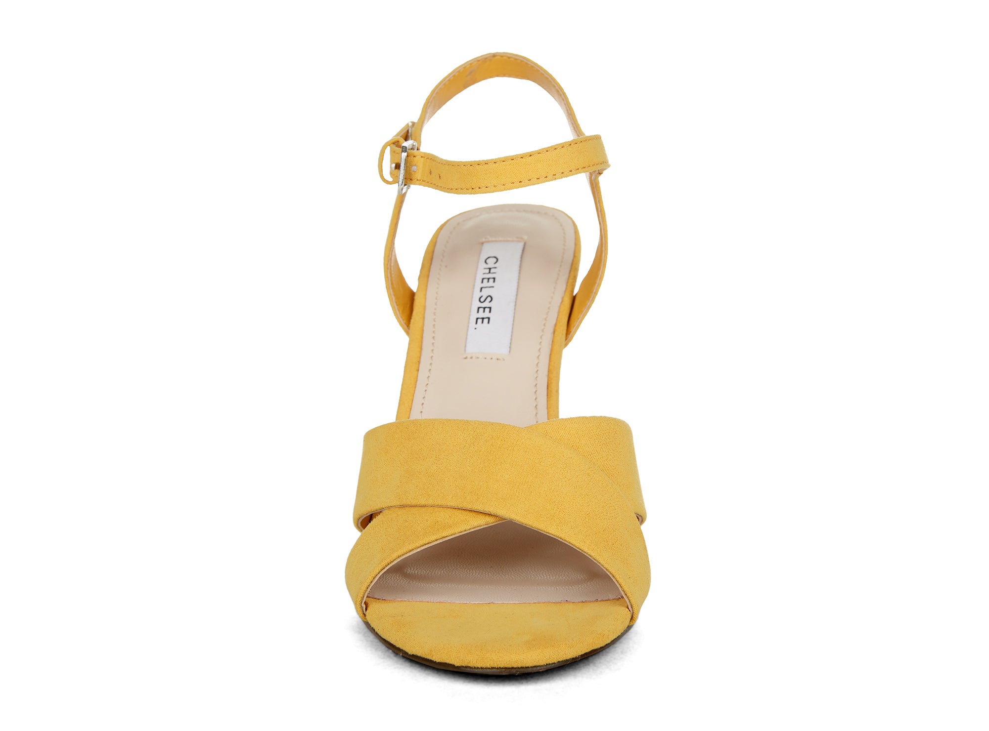 Yellow Shoes | Womens-Sandals-Dress-Med Heel/Ankle strap | Dulcis |