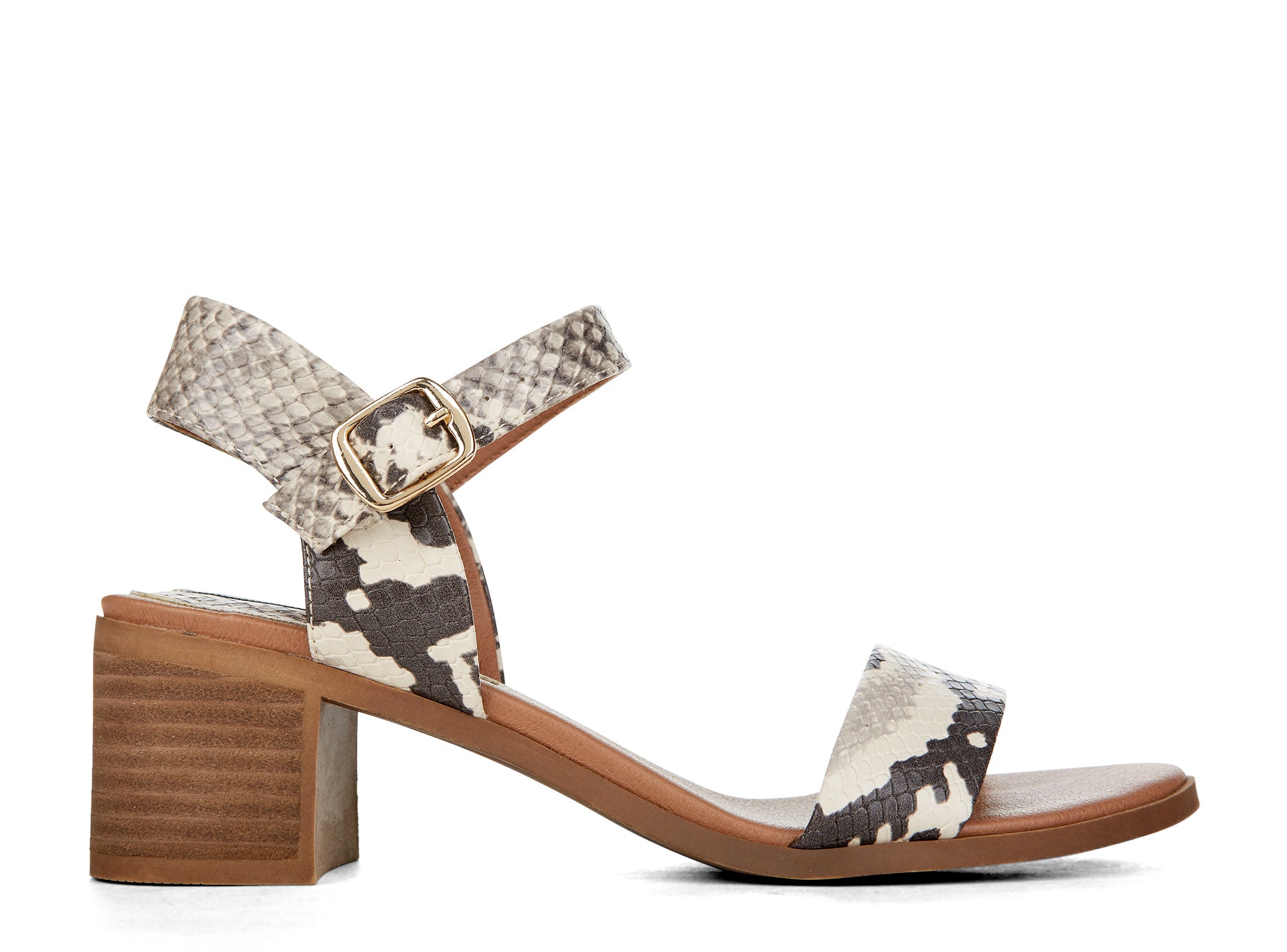 Yellow Shoes | Womens-Sandals-Casual-Med Heel/Ankle strap | Becca |