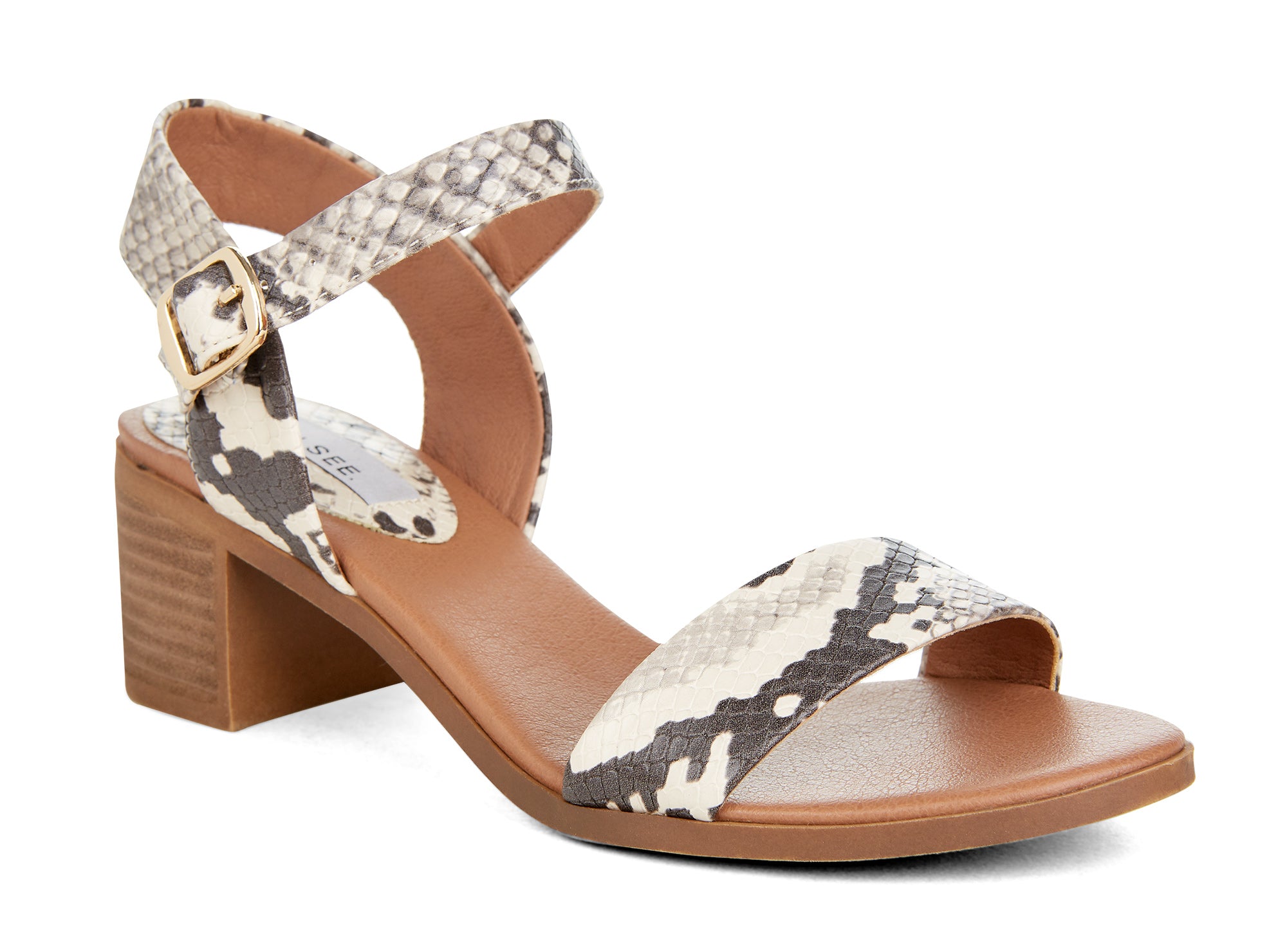Yellow Shoes | Womens-Sandals-Casual-Med Heel/Ankle strap | Becca |