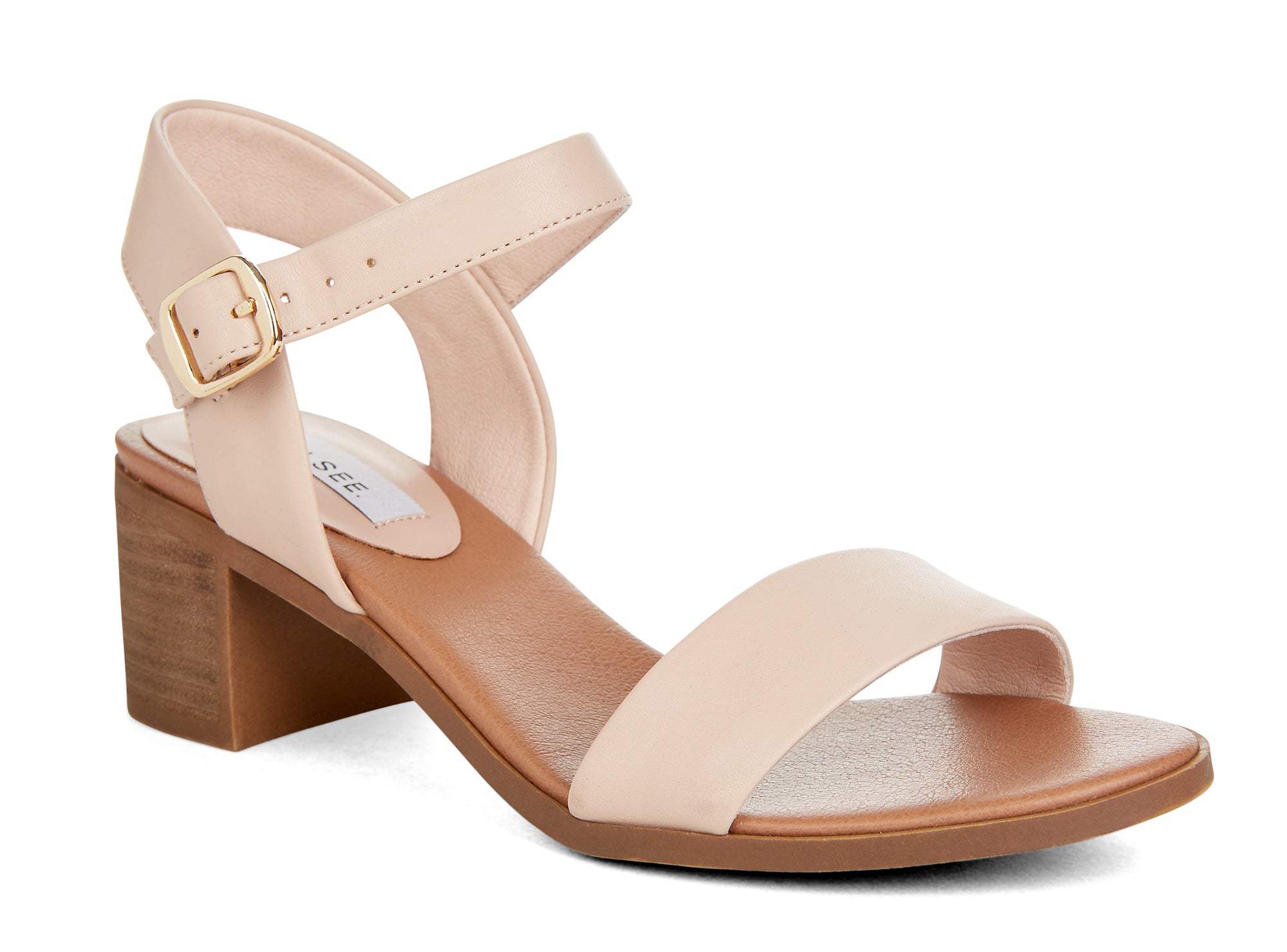 Yellow Shoes | Womens-Sandals-Casual-Med Heel/Ankle strap | Becca |