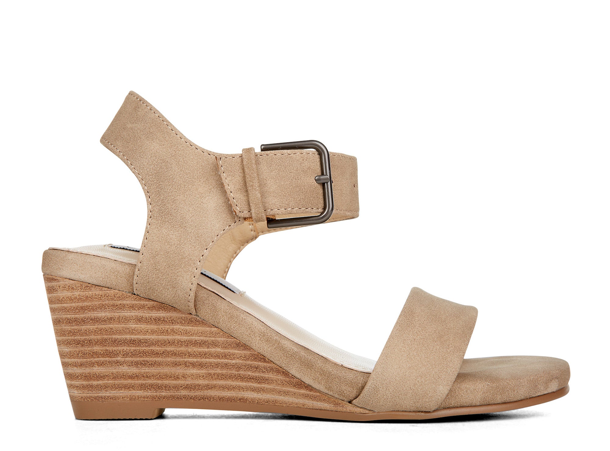 Yellow Shoes | Womens-Sandals-Dress-Med Wedge/Ankle strap | Moonrise |