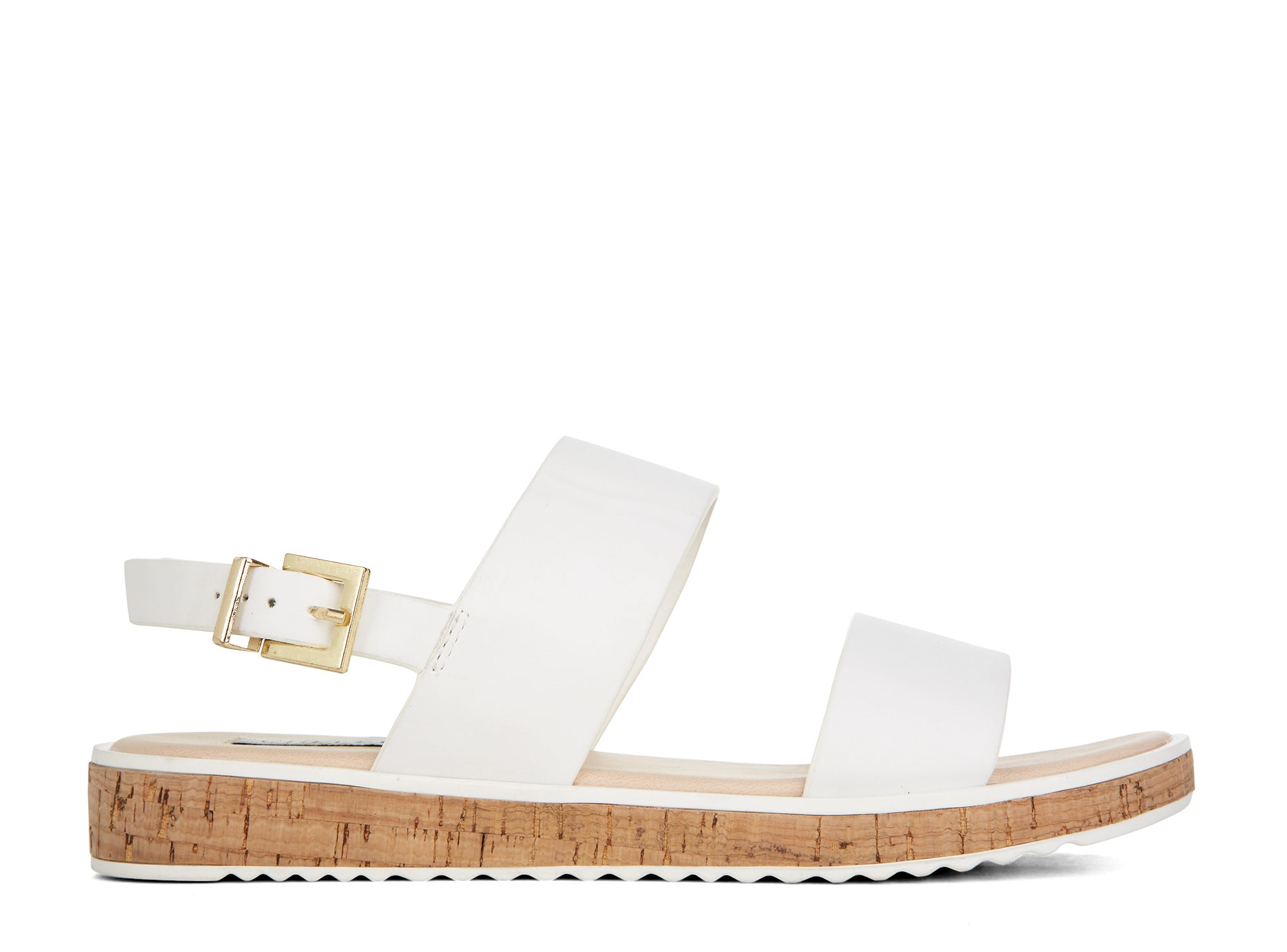 Yellow Shoes | Womens-Sandals-Casual-Low Wedge/Ankle strap | Malena |