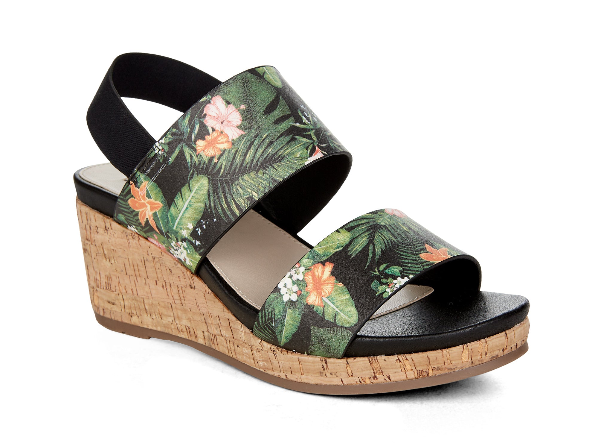 Yellow Shoes | Womens-Sandals-Casual-Med Wedge/Ankle strap | Elvy |