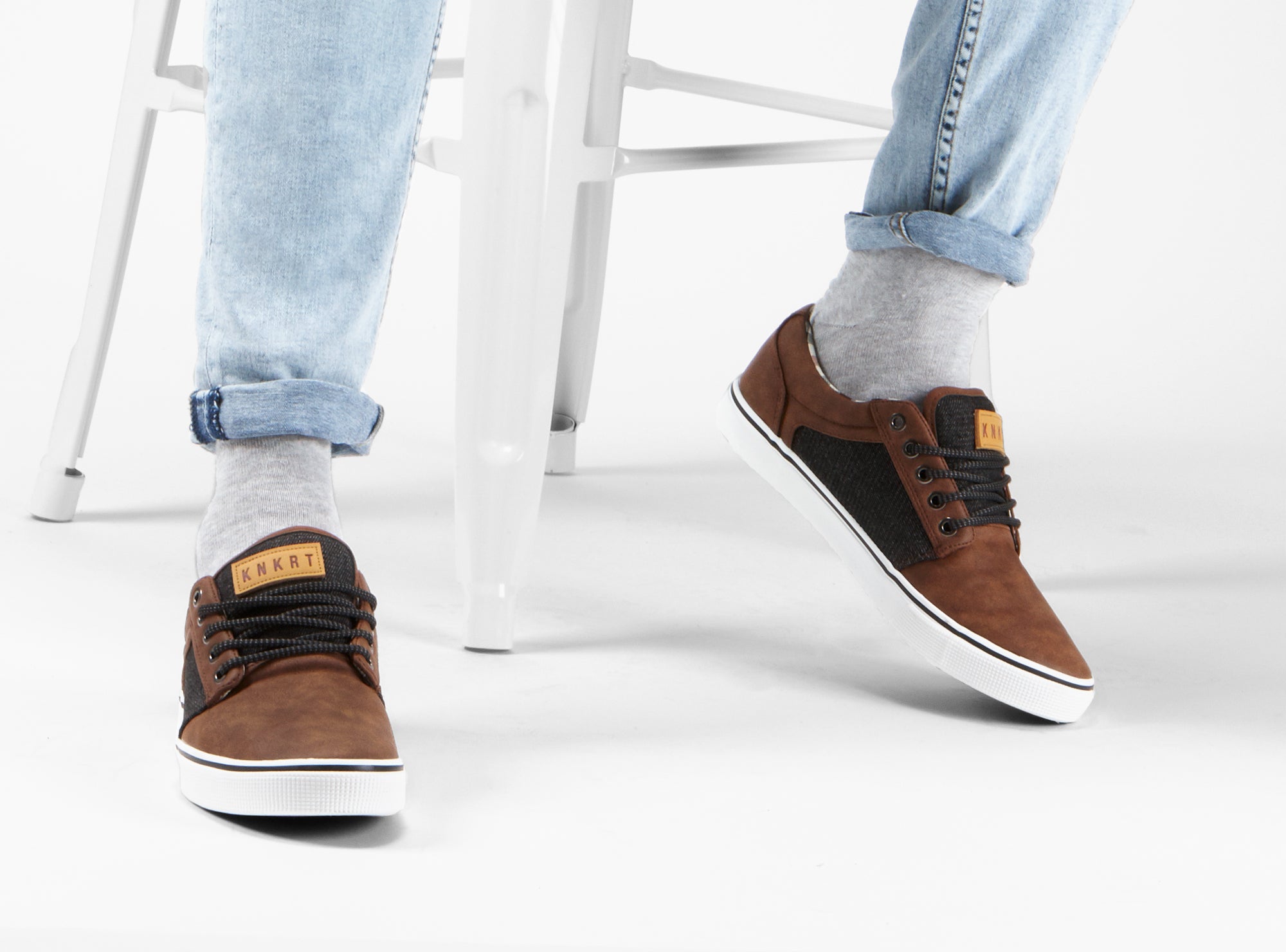 Yellow Shoes | Mens-Athletic-Skate-Low Cut | Big Spin |