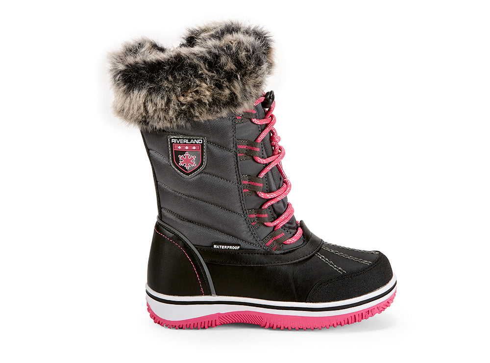 Yellow Shoes | Youth-Winter Boots-Girls-Laced | Subzero |