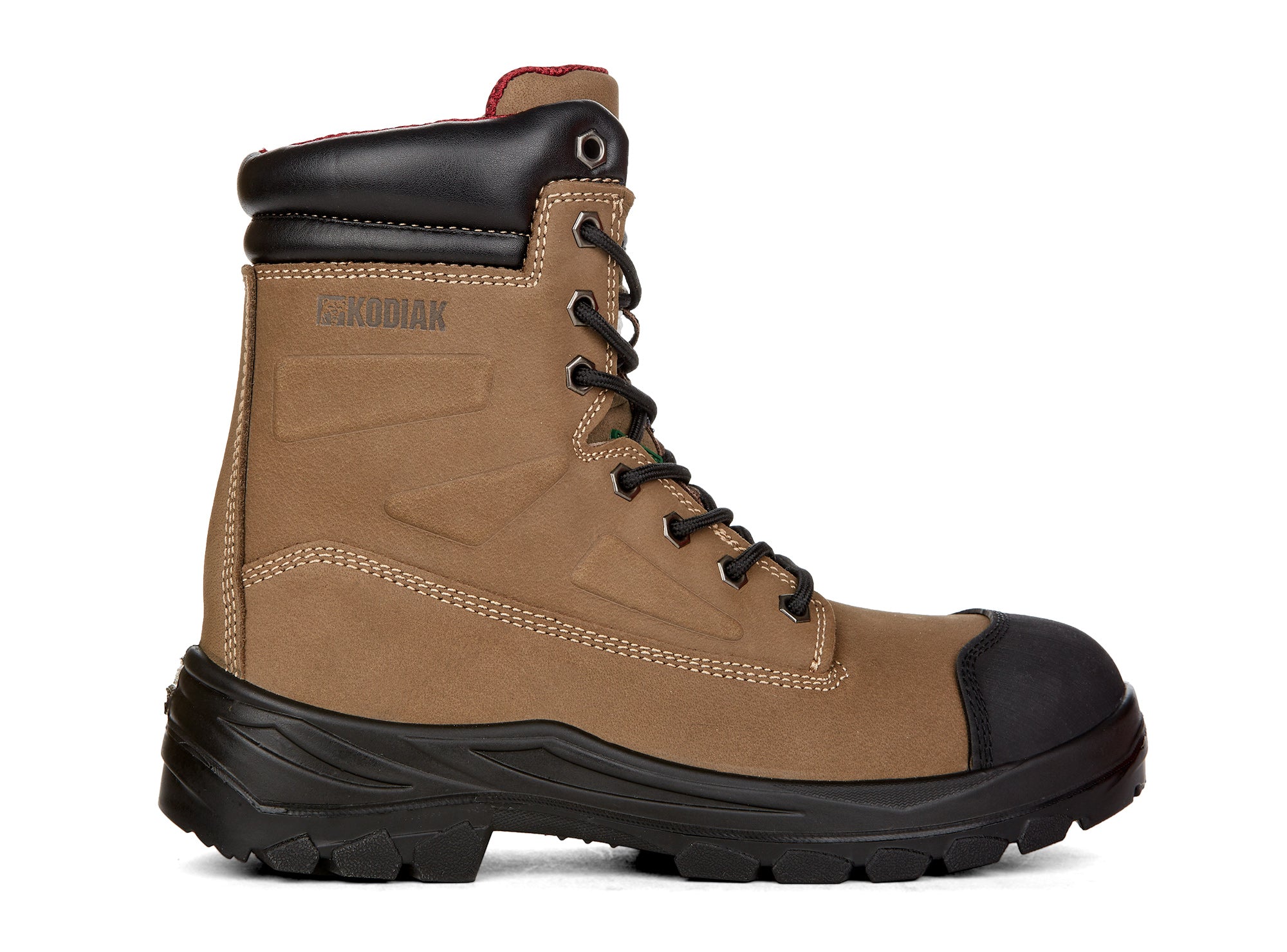 Yellow Shoes | Mens-Safety Boots-High-High | Kodiak Rebel Leather |