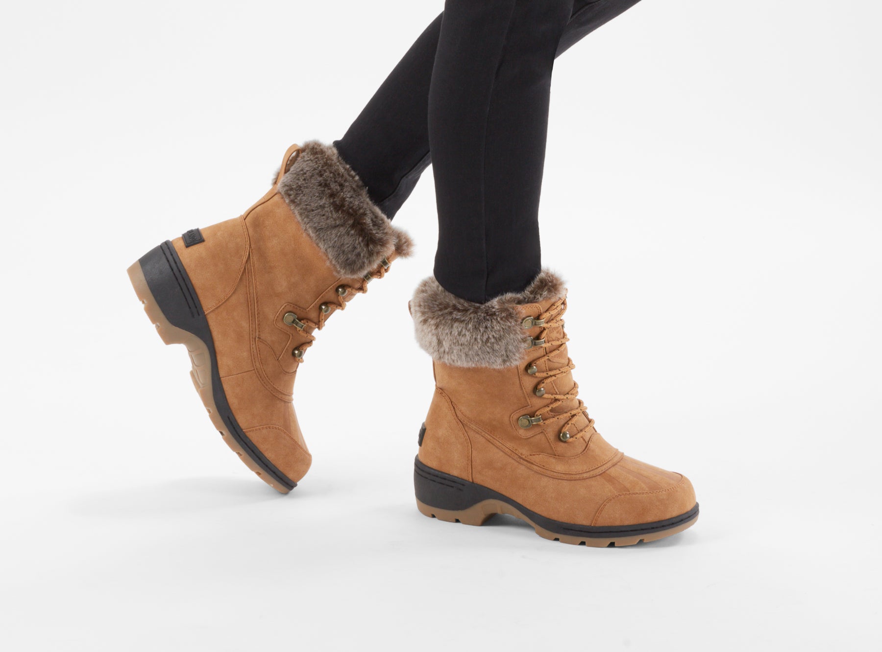 Yellow Shoes | Womens-Winter Boots-Casual-Med Shaft & Flat Heel | Arrowsmith |
