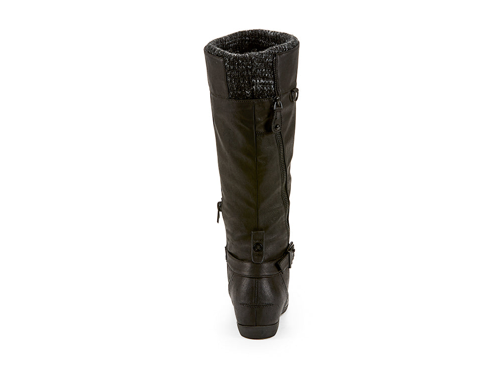 Yellow Shoes | Womens-Winter Boots-Casual-High Shaft & Med Wedge | Ferrier |