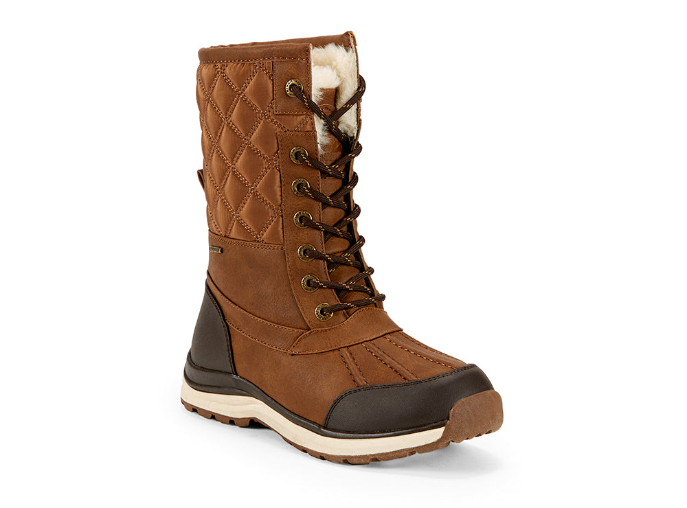 Yellow Shoes | Womens-Winter Boots-Casual-Med Shaft & Flat Heel | Nordic |
