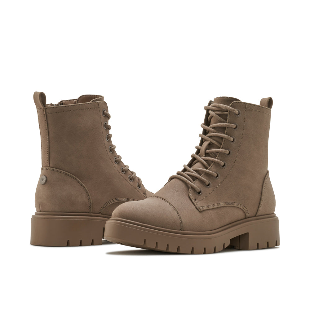 Yellow Shoes | Womens-Light Boots-Casual-Med Shaft & Low Heel | Mission |
