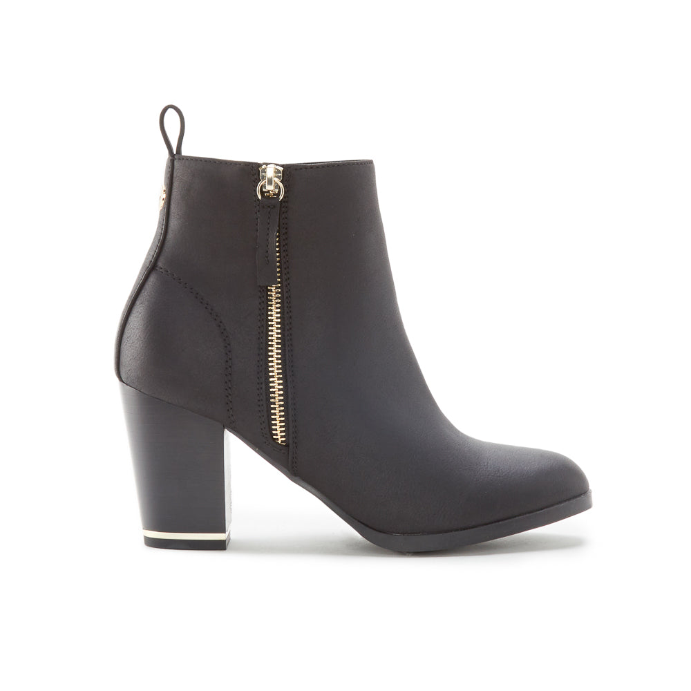 Yellow Shoes | Womens-Light Boots-Dress-Low Shaft & Med Heel | ALVIRA |