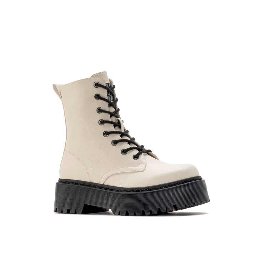 118647-77-1993VINTAGEPLATEFORM-03-1993 VINTAGE PLATEFORME-Women's Fashion Light Boots-Yellow-Yellow Shoes