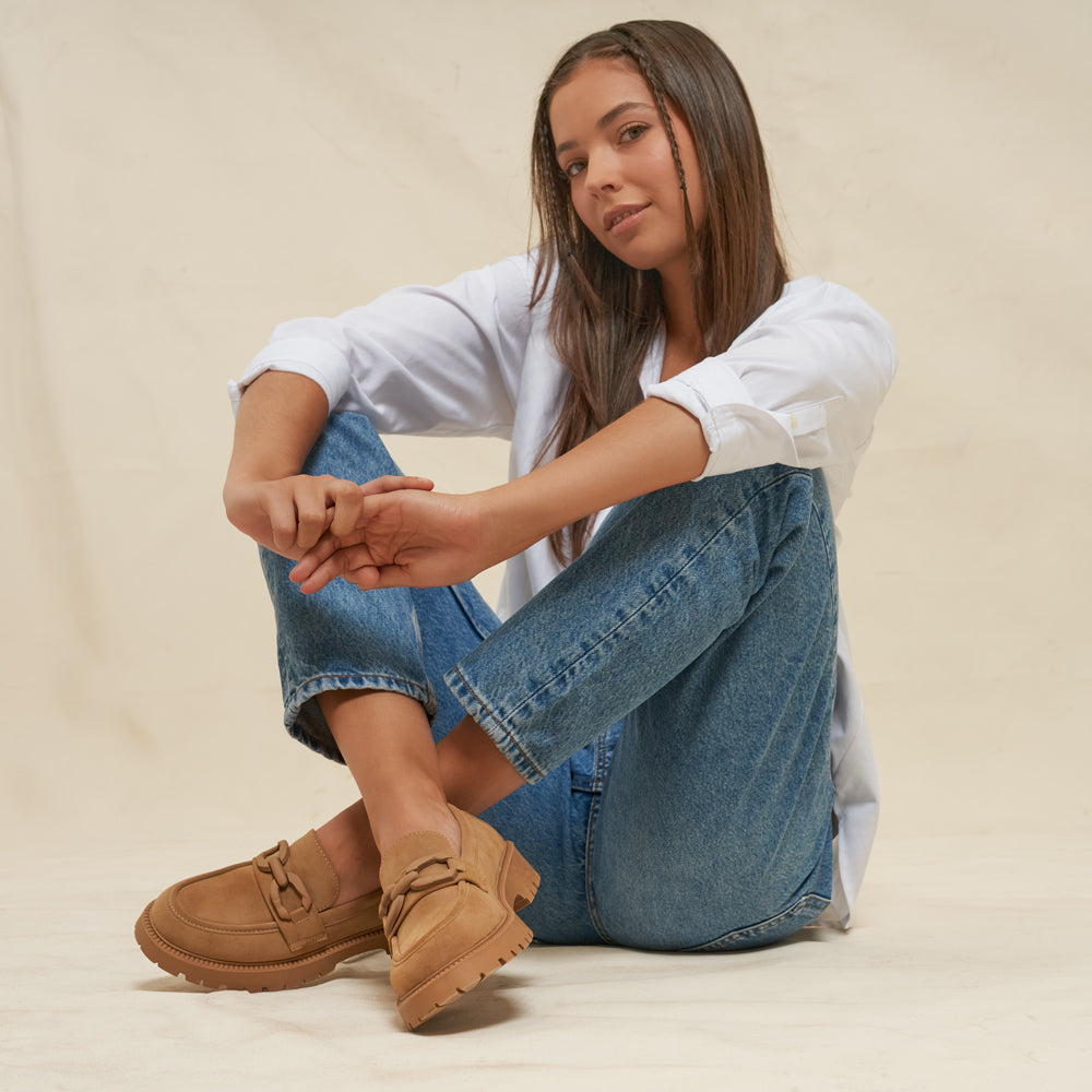 119260-42-CIEL-05-Ciel-Women's Loafers-Yellow-Yellow Shoes