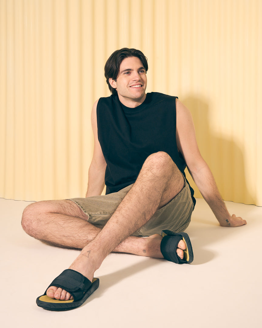 119469-01-MICAH-06-MICAH-Men's Sandals-Konkrete (All Konkrete)-Yellow Shoes