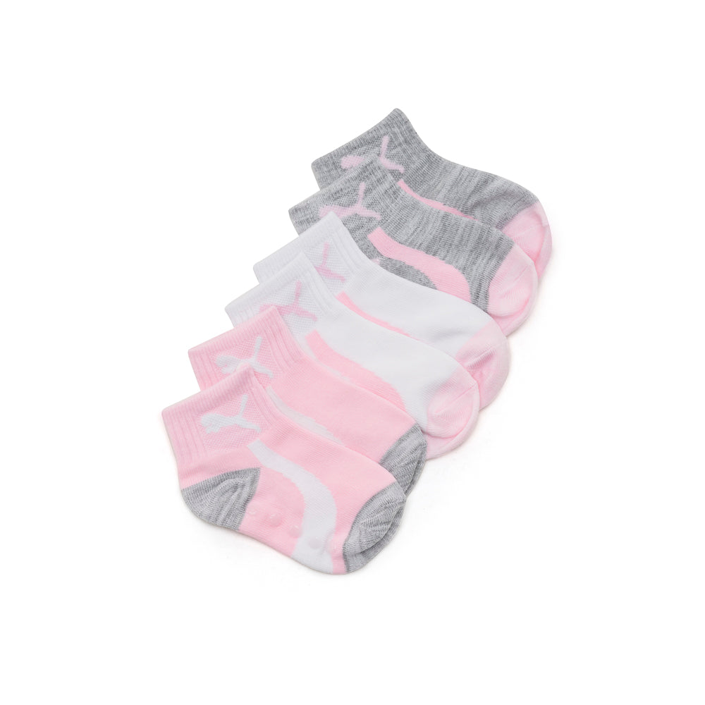 Yellow Shoes | Kids Socks | Accessories | PUMA | 6 paires de bas | 119785-90-Puma6pairsofsocksbabies-01.psd-119785-90-PUMA | 6 pairs of low cut socks-Kids Socks | Accessories-Puma-Yellow Shoes