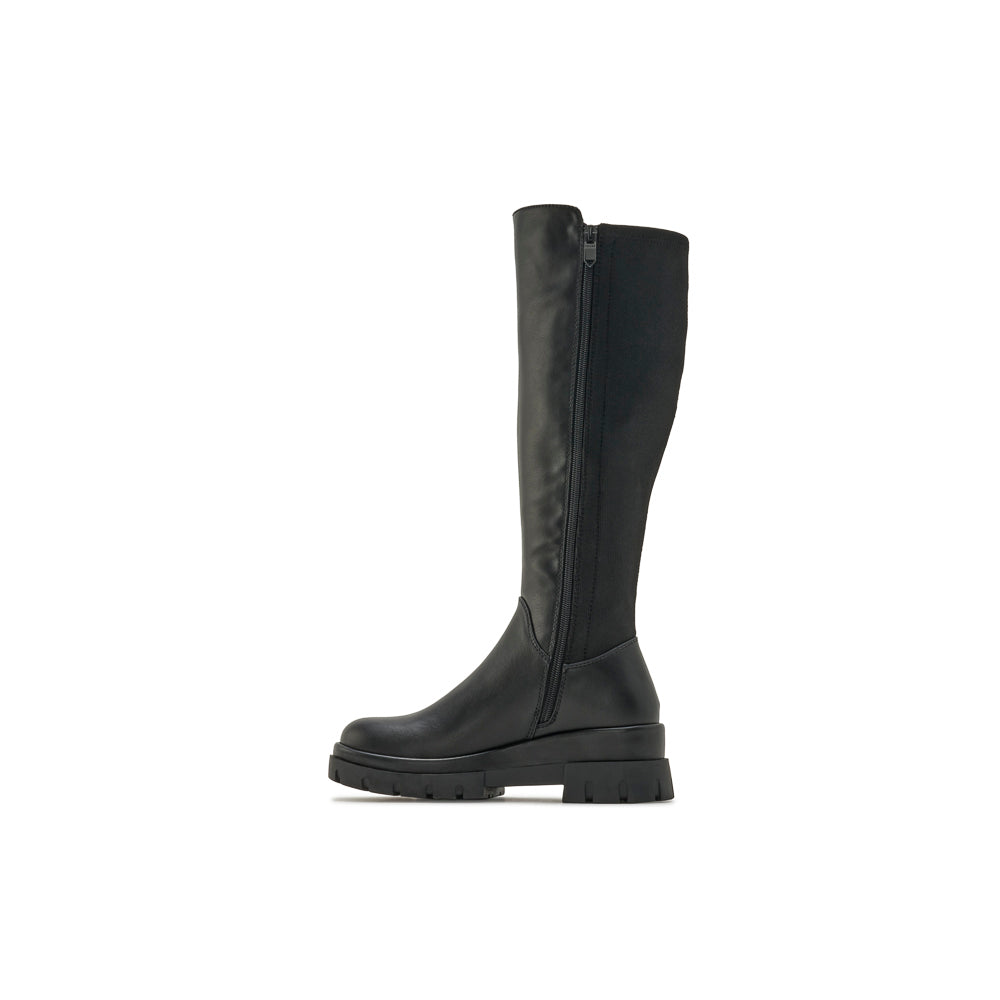 Yellow Shoes | Womens-Light Boots-Casual-High Shaft & Low Wedge | BRENDA |