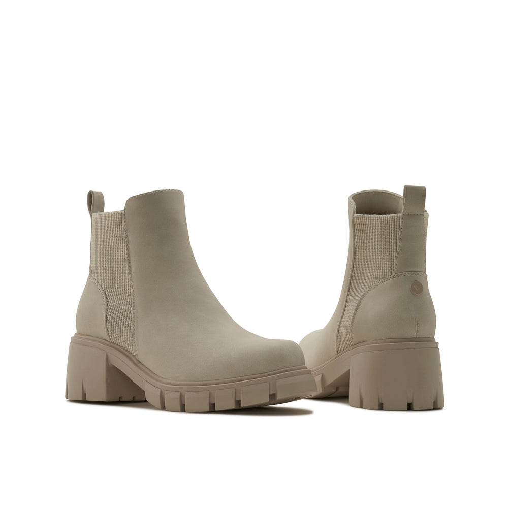 Yellow Shoes | Womens-Light Boots-Casual-Low Shaft & Med Heel | TIMELINE |