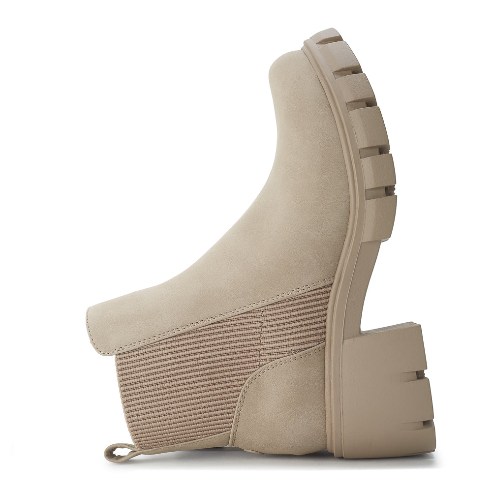 Yellow Shoes | Womens-Light Boots-Casual-Low Shaft & Med Heel | TIMELINE |