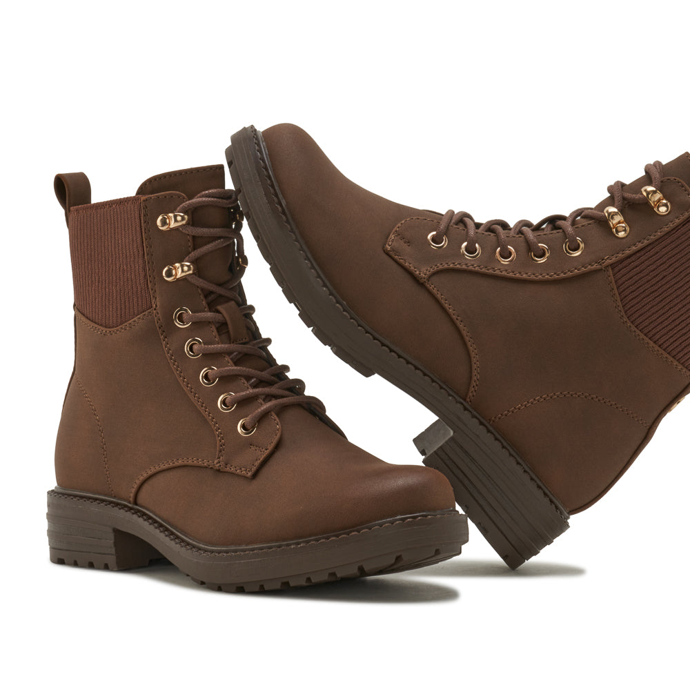 Yellow Shoes | Womens-Light Boots-Casual-Low Shaft & Low Heel | PARFAITE |