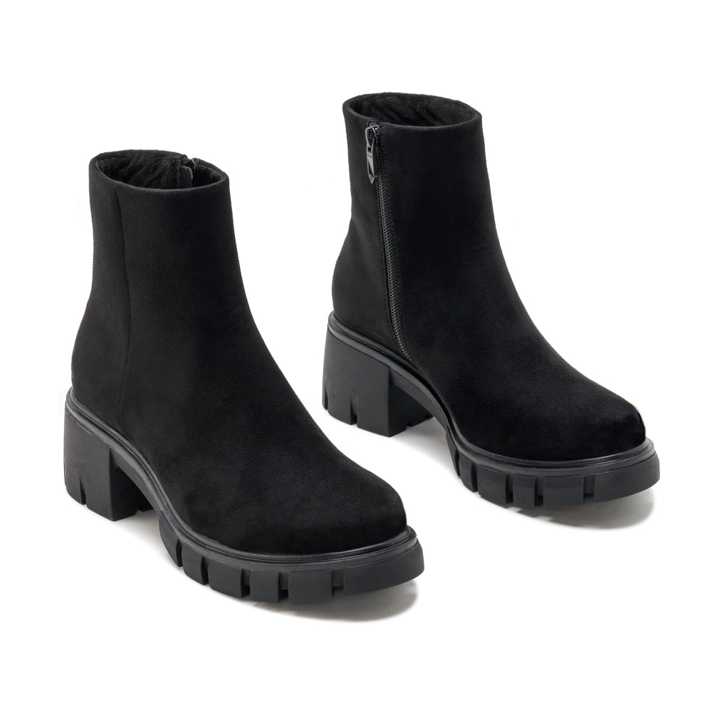 Yellow Shoes | Womens-Light Boots-Casual-Low Shaft & Med Heel | TANDEM |