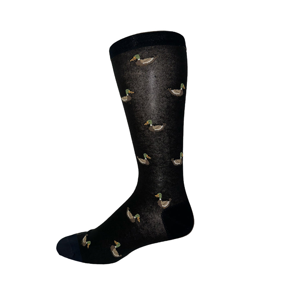 120256-01-KEY1pairedebasWellnesspourhommes3723-KEY | Duck Printed Socks-Men's Socks | Accessories-Key Wellness-Yellow Shoes
