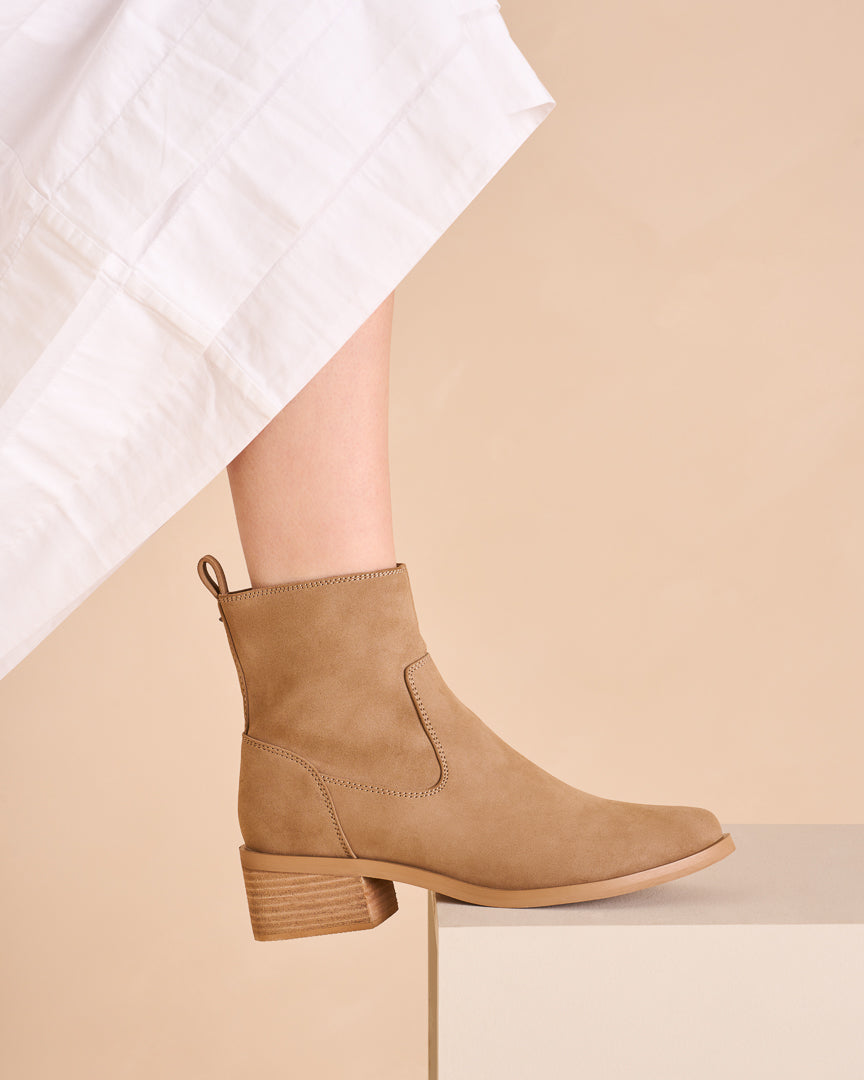 120593-25-PERKINS-06-PERKINS-Women's Fashion Light Boots-Yellow Shoes-Yellow Shoes