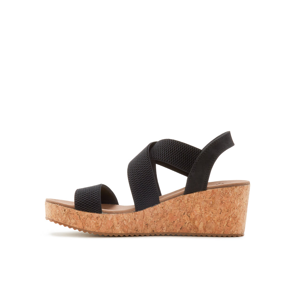 Yellow Shoes | Womens-Sandals-Casual-Med Wedge/Ankle strap | TROPICAL |