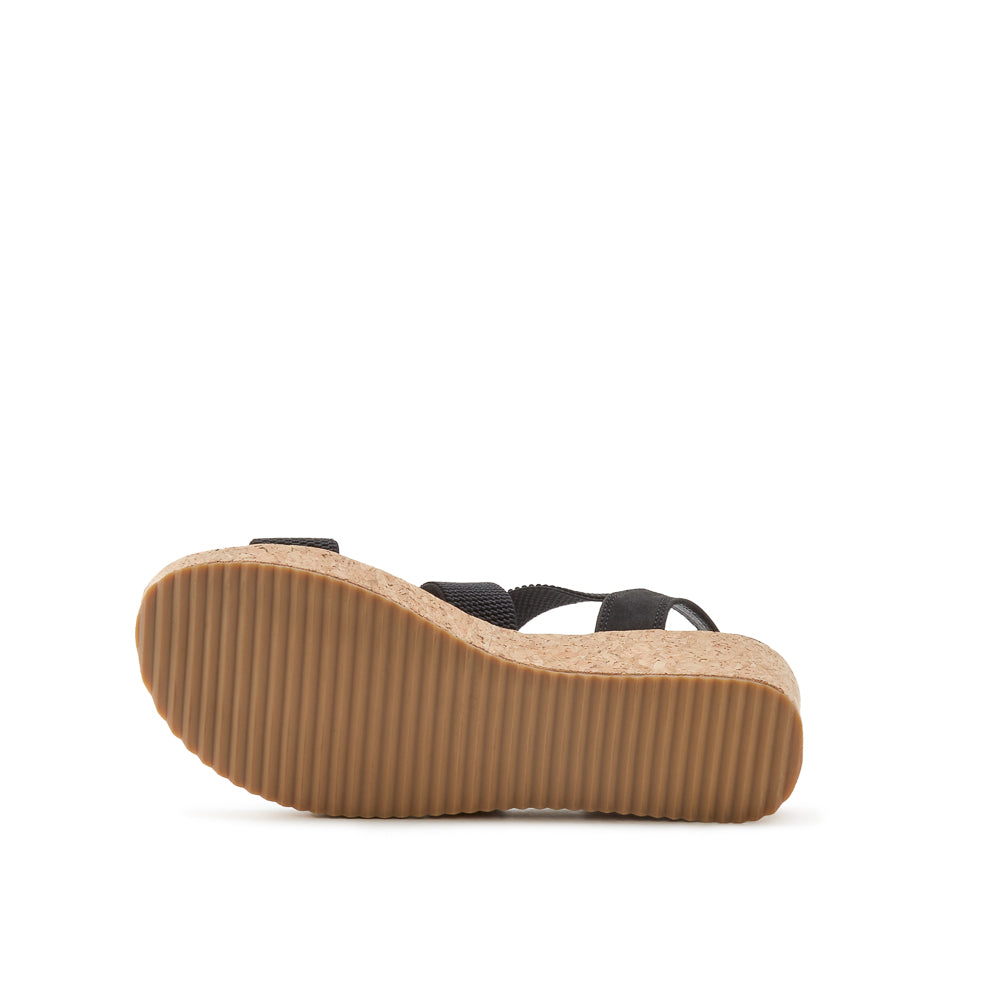Yellow Shoes | Womens-Sandals-Casual-Med Wedge/Ankle strap | TROPICAL |