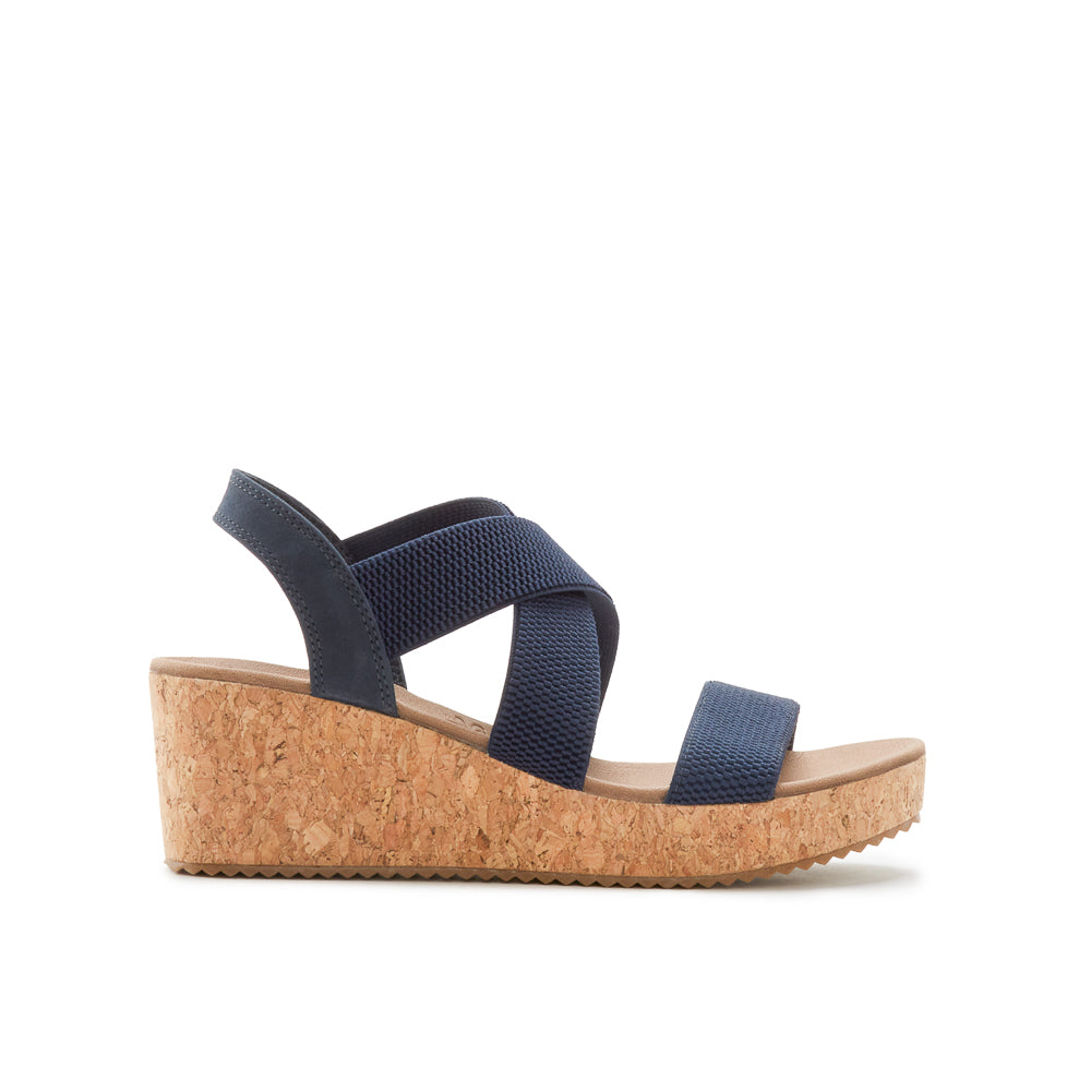 Yellow Shoes | Womens-Sandals-Casual-Med Wedge/Ankle strap | TROPICAL |