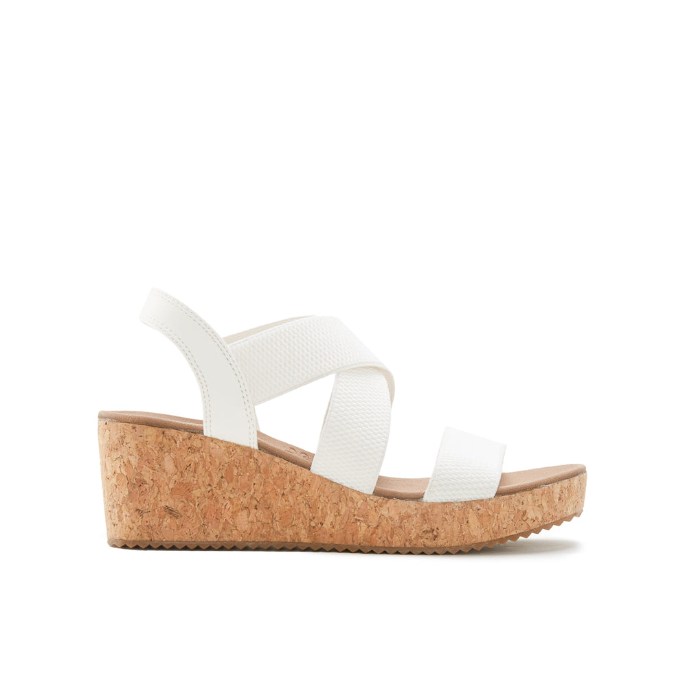 Yellow Shoes | Womens-Sandals-Casual-Med Wedge/Ankle strap | TROPICAL |