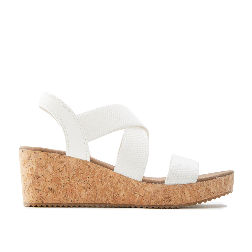 Yellow Shoes | Womens-Sandals-Casual-Med Wedge/Ankle strap | TROPICAL |