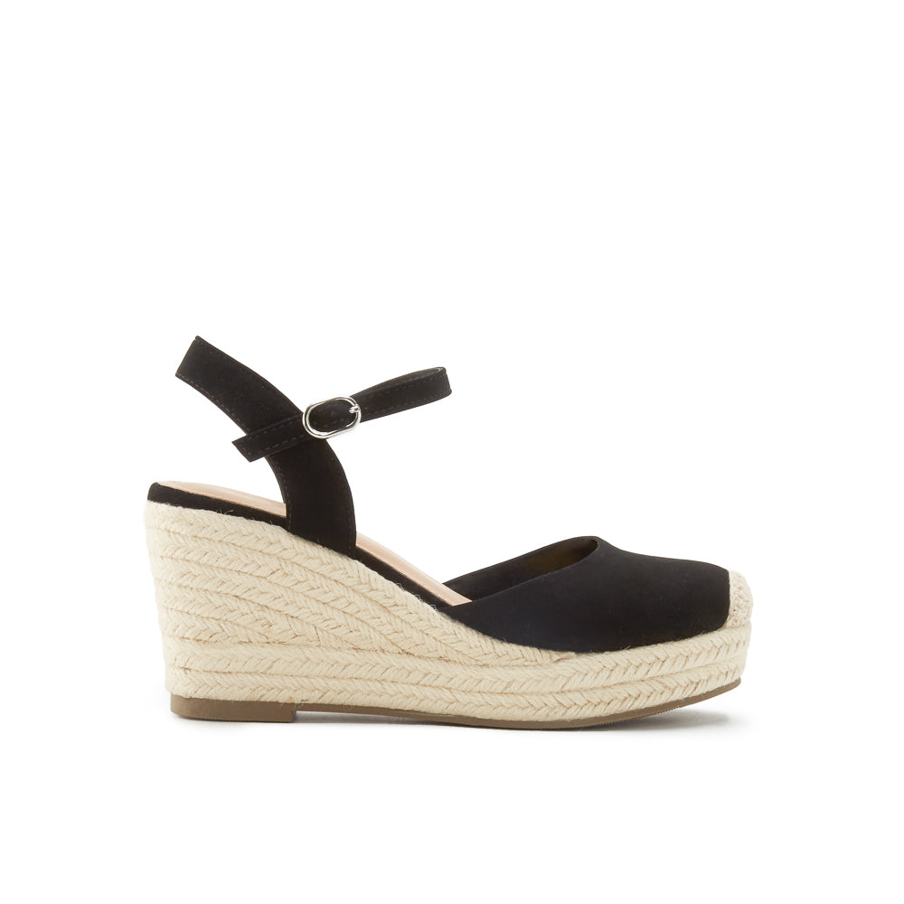 Yellow Shoes | Womens-Sandals-Dress-Med Wedge/Ankle strap | NUANCE |
