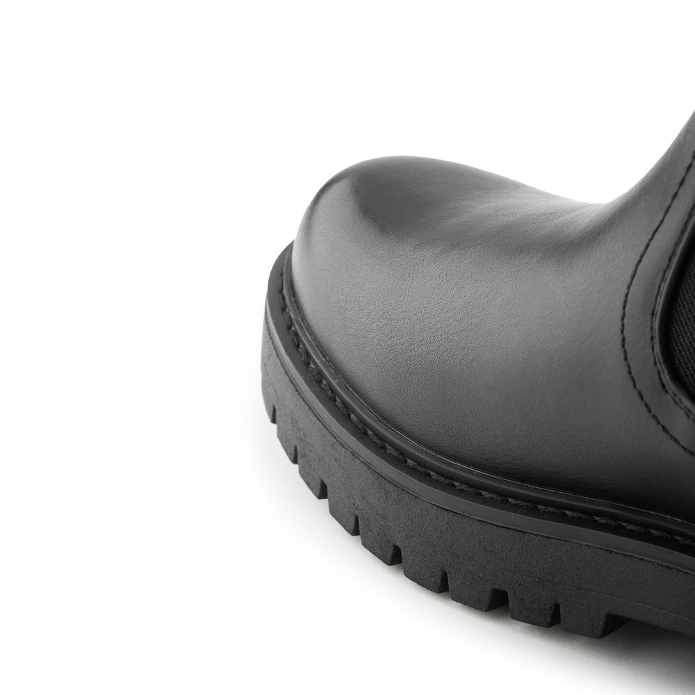 Yellow Shoes | Womens-Light Boots-Casual-Med Shaft & Low Heel | LODGING CHELSEA |