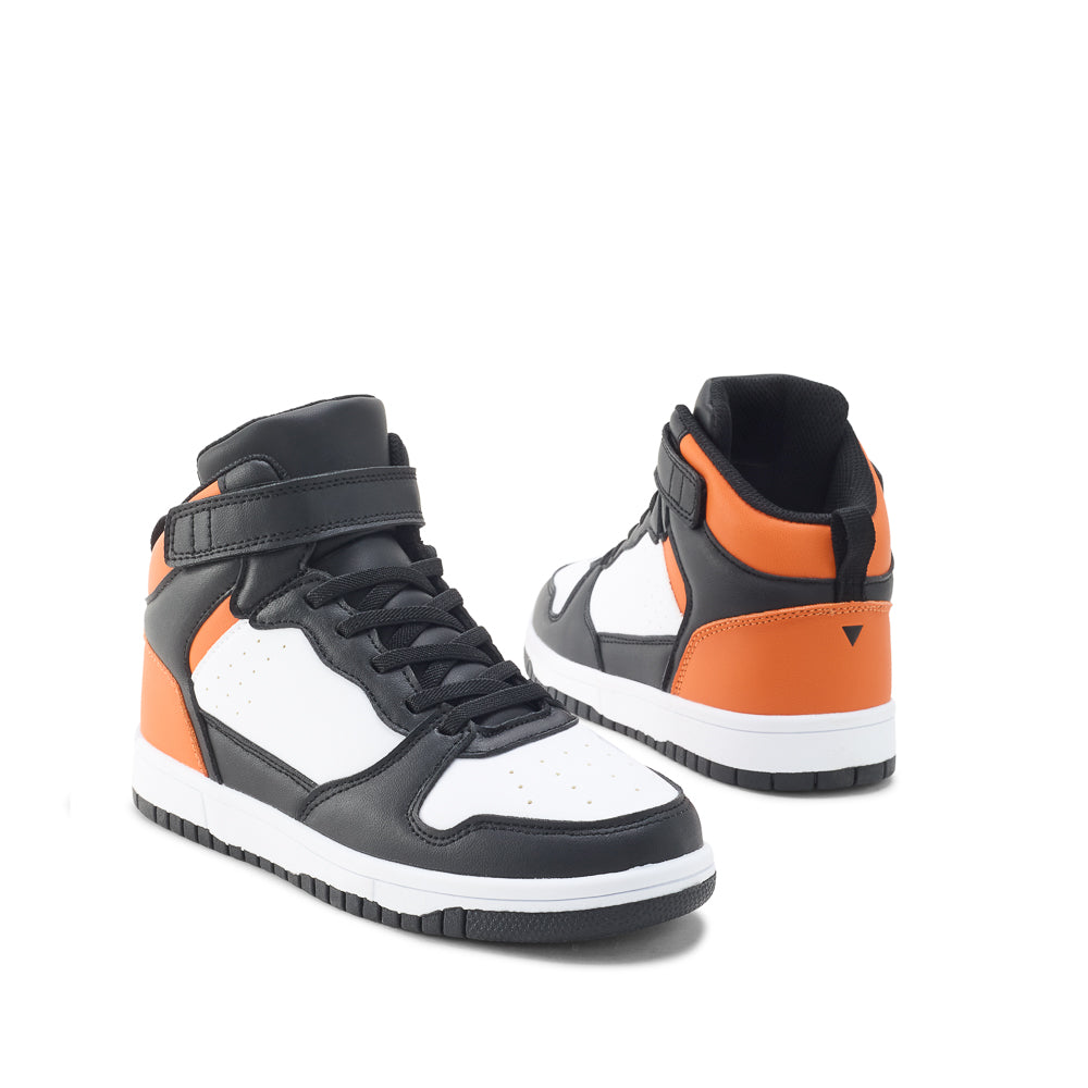 120736-63-URBAIN_JR_VELCRO_MID-02-URBAIN JR VELCRO MID-Junior Kids Athletic Shoes-Yellow Shoes-Yellow Shoes