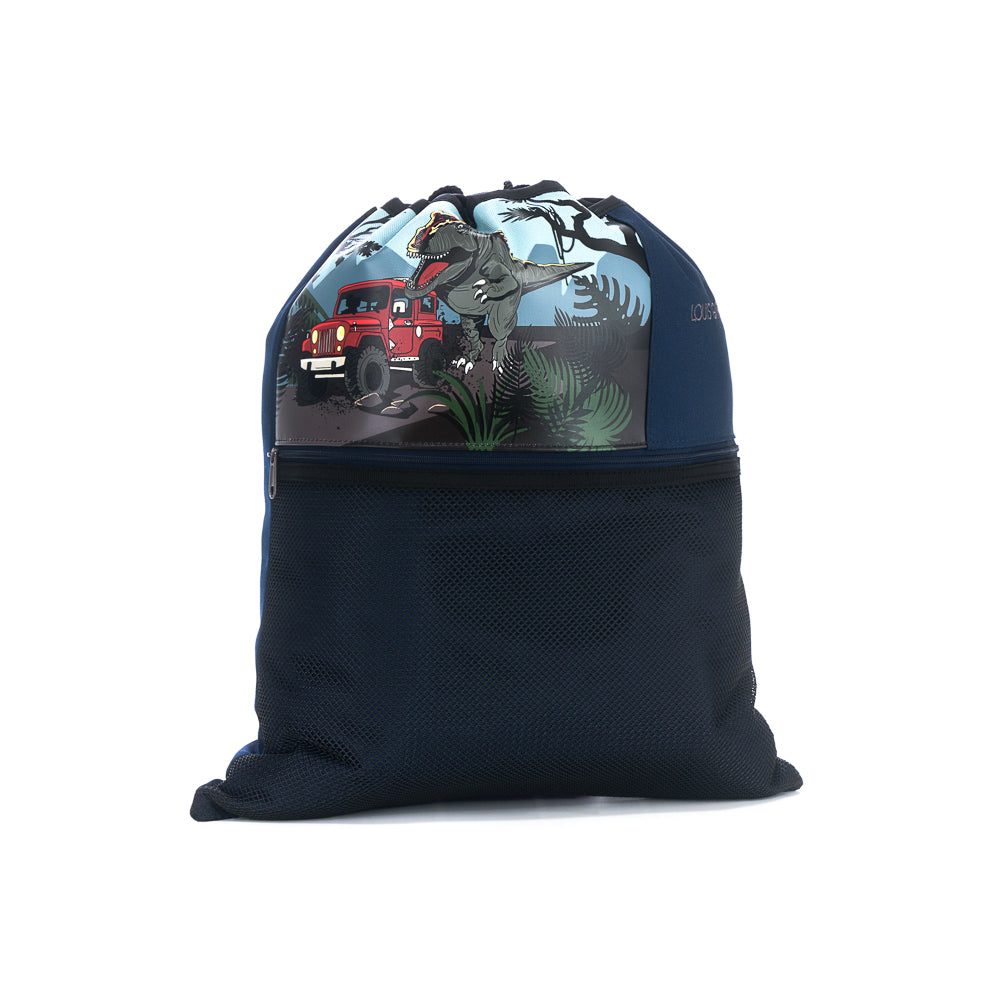 Yellow Shoes | Kids Backpacks | Accessories | Ensemble de la rentrée Louis Garneau Dino | 120947-43-LG_DINO_SAC_FOURRE_TOUT-01-Louis Garneau Dino Back-to-School Bundle-Kids Backpacks | Accessories-Yellow Shoes-Yellow Shoes