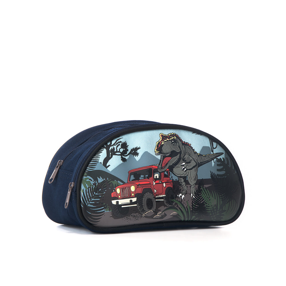 Yellow Shoes | Kids Backpacks | Accessories | Ensemble de la rentrée Louis Garneau Dino | 120958-43-LG_DINO_ETUI_A_CRAYONS_2_COMPARTIMENTS-01-Louis Garneau Dino Back-to-School Bundle-Kids Backpacks | Accessories-Yellow Shoes-Yellow Shoes