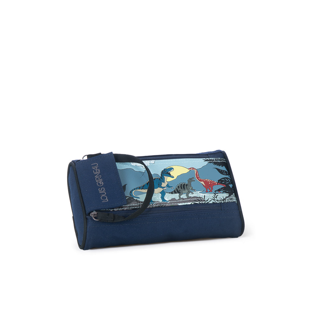 120959-43-LG_DINO_ETUI_A_CRAYONS_2_ZIPPERS-01-120959-43-LOUIS GARNEAU | DINO 2 ZIPPERS PENCIL CASE-Kids Pencil Cases | Accessories-Yellow Shoes-Yellow Shoes