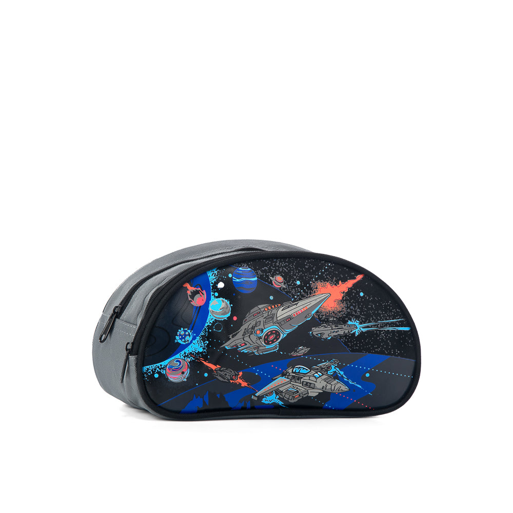 Yellow Shoes | Kids Pencil Cases | Accessories | LOUIS GARNEAU | ÉTUI à CRAYONS 2 COMPARTIMENTS ESPACE | 120965-05