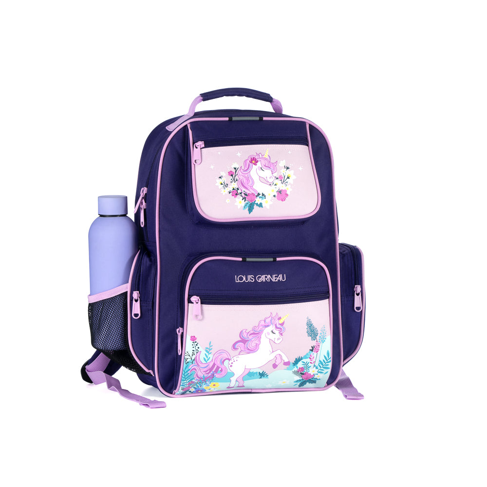 Yellow Shoes | Kids Backpacks | Accessories | Ensemble de la rentrée Louis Garneau Licorne | 120983-65-LGLICORNESACADOSA4POCHETTES-03-Louis Garneau Unicorn Back-to-School Bundle-Kids Backpacks | Accessories-Yellow Shoes-Yellow Shoes