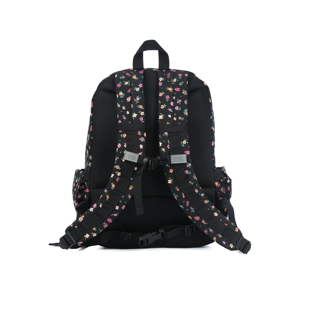 Yellow Shoes | Kids Backpacks | Accessories | LOUIS GARNEAU | FLEURS SAC à DOS à 2 POCHETTES | 120990-01-LG_FLEURS_SAC_A_DOS_SPORT-03-LOUIS GARNEAU | FLOWER 2 POCKET BACKPACK-Kids Backpacks | Accessories-Yellow Shoes-Yellow Shoes