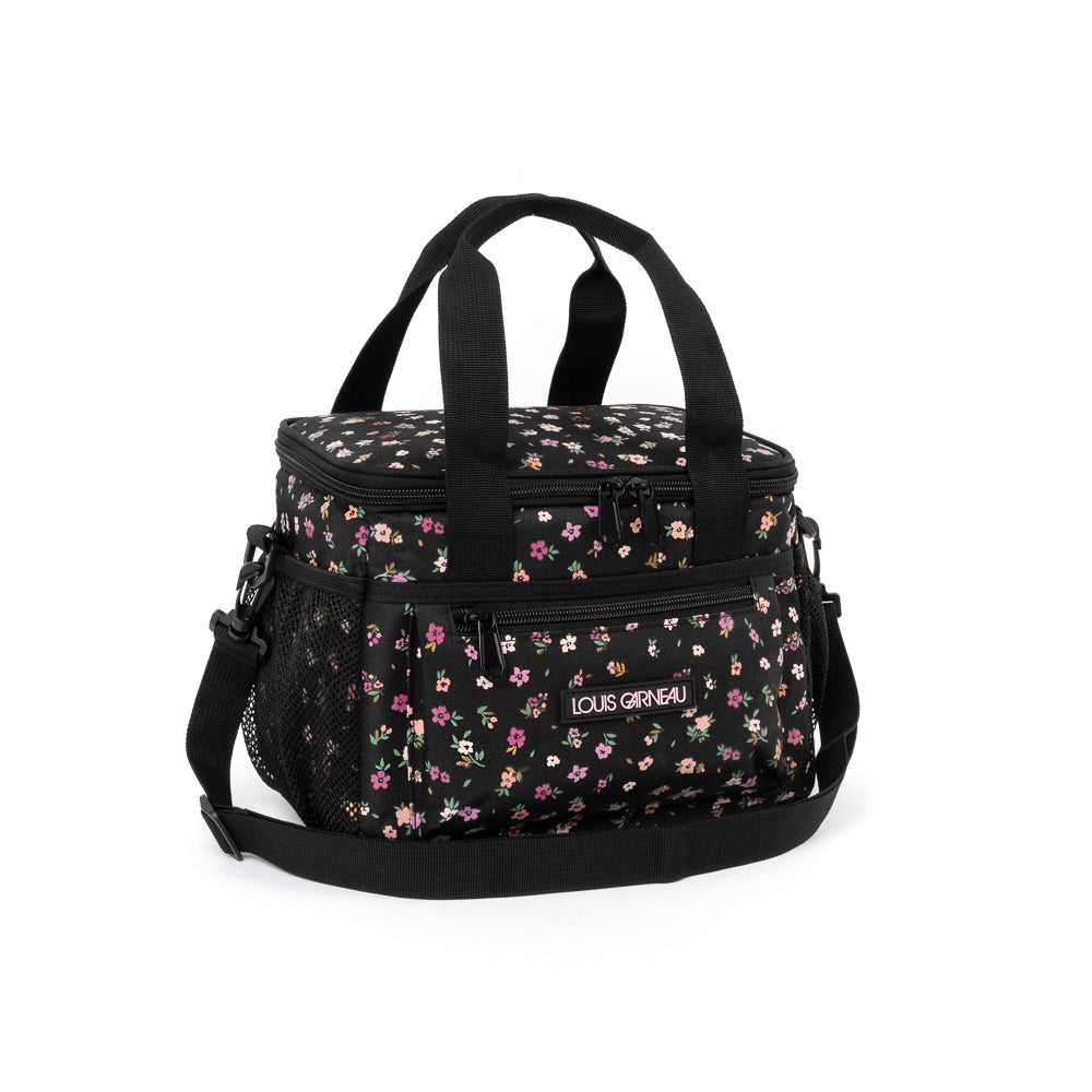 Yellow Shoes | Kids Lunch Bags | Accessories | LOUIS GARNEAU | BOÎTE à LUNCH EN DÔME FLEURS | 120992-01-LG_FLEURS_BOITE_A_LUNCH-01-Louis Garneau Flower Back-to-School Bundle-Kids Backpacks | Accessories-Yellow Shoes-Yellow Shoes